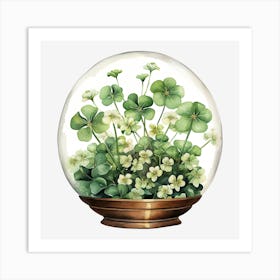 Glasshouse Clover (5) Art Print