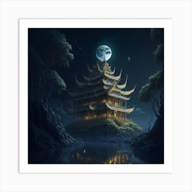 Chinese Pagoda 2 Art Print