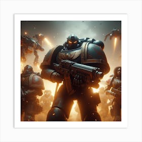 Space Marines 2 Art Print