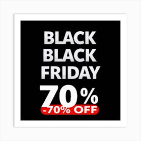 Black Friday Sell Post Templates Design (12) Art Print