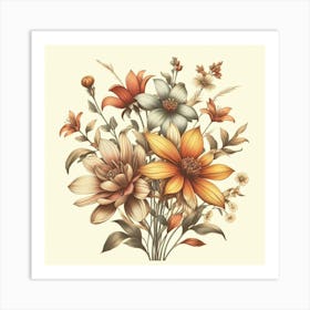 Flowers In A Vase 10 Art Print