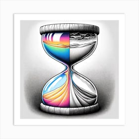 Hourglass Dreamscape Art Print