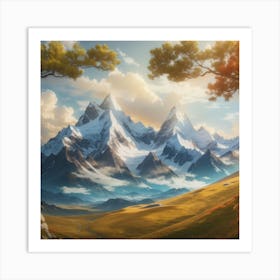 Mountain Landscape Art Print