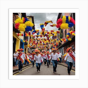 Venezuelan Carnival Art Print