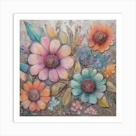 Flower composition 4 Art Print