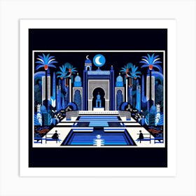 Egyptian Palace Art Print