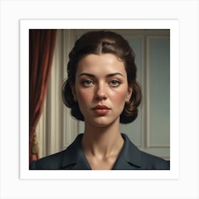 Portrait Of A Woman 77 Art Print