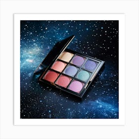 A Celestial Infused Makeup Palette Boasting Interstellar Radiance And Twinkling Shimmer Encapsulat (1) Art Print