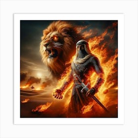 King Of The Desert Art Print