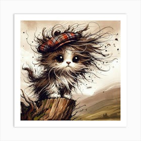 Scottish Kitten 2 Art Print