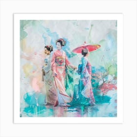 Geisha 18 Art Print