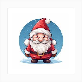 Santa Claus 2 Art Print