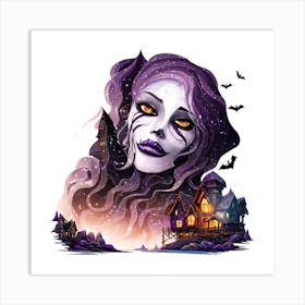 Spooky Witch 1 Art Print