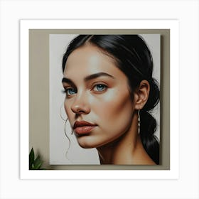 Portrait Of A Woman 4 Art Print