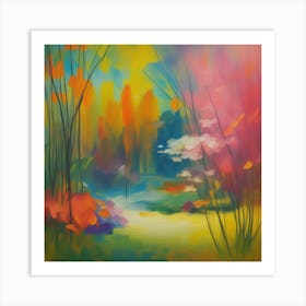 Abstract Landscape Painting #2 Art Print