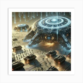 Astral Shield Vehicles Role Converted Art Print