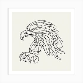 Eagle Picasso style 3 Art Print