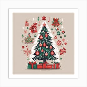 Christmas Tree Art Print