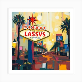 Welcome To Las Vegas Art Print