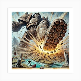 Tytan Seismic Stomp Iron Commonwealth Art Print