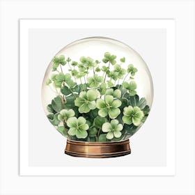 Glasshouse Clover (2) Art Print