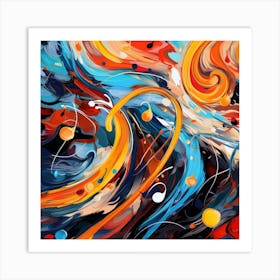 Abstract Painting 221 Art Print