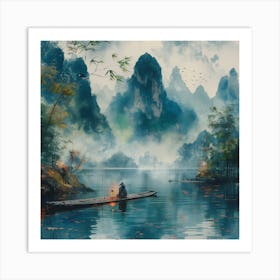 Still waters run deep Art Print