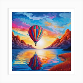 Hot Air Balloon 5 Art Print