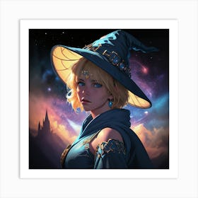 Wizard In A Hat Art Print