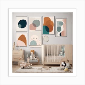 Abstract Nursery Art Prints and Posters Art Print