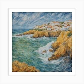 House On The Cliff Art Print