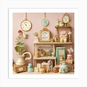 Miniature Room Art Print