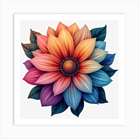 Daisy Flower 1 Art Print