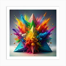 Color Explosion Art Print