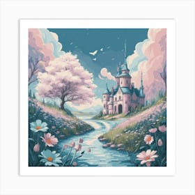 Castle In The Countryside Art Print