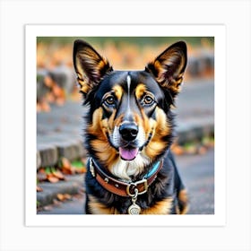 German dog 3 Art Print