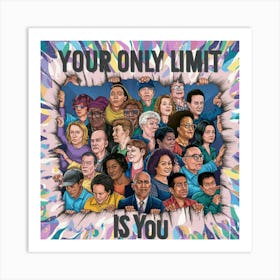 Your Only Limit Is You Art Print