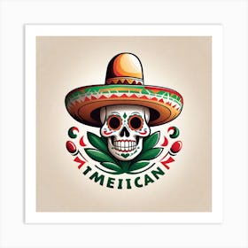 Mexican Skull 57 Art Print