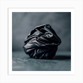 Black Trash Bag Art Print