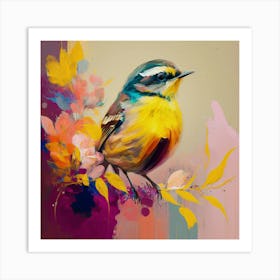 Bird In Bloom Art Print