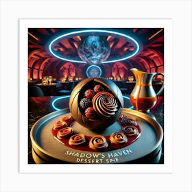 Shadows Haven Dessert Sphere Art Print