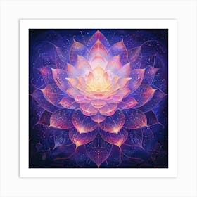 Crown Chakra (Sahasrara) 2 Art Print