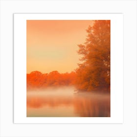 Autumn Mist Art Print