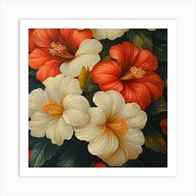 Hibiscus Art Art Print