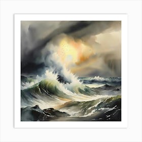 Stormy Seas Art Print