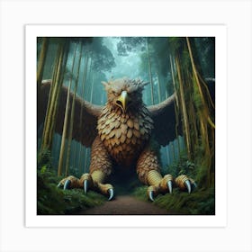 Guardian of the enchanted forest. Art Print