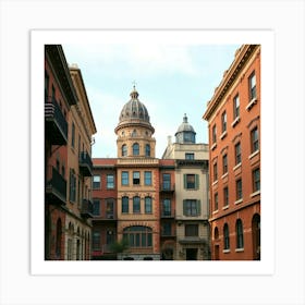 Beautiful Street Scene Art Print