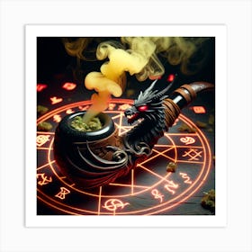 Arcane Pipe Art Print