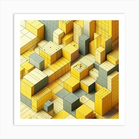 Abstract City 3 Art Print