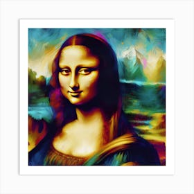 Mona Lisa 5 Art Print